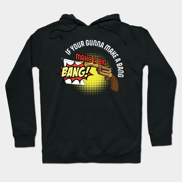 Shotgun Gun and Funny Shooting and Skeet Shooting Quote Hoodie by Riffize